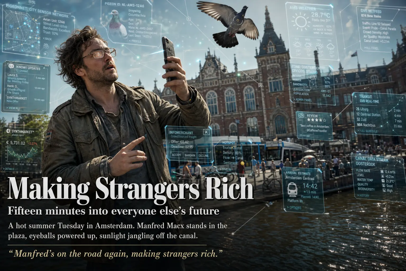 High-quality slide: Making Strangers Rich