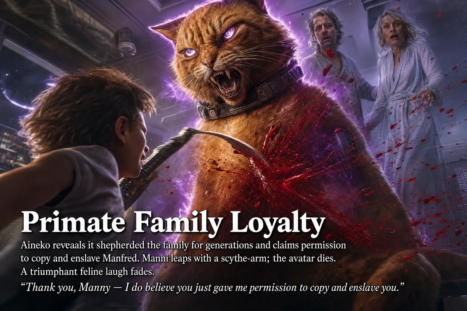 High-quality slide: Primate Family Loyalty