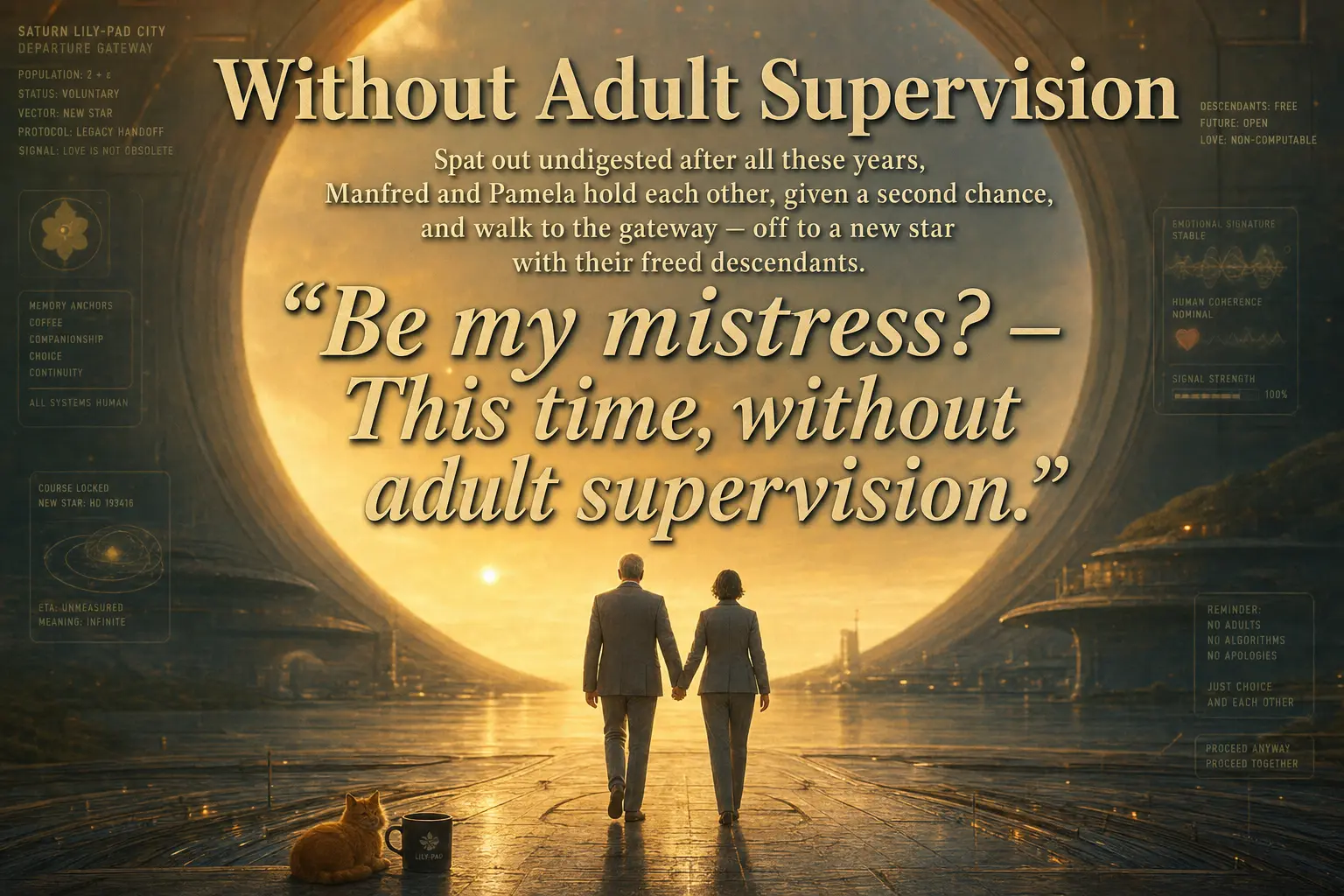 High-quality slide: Without Adult Supervision