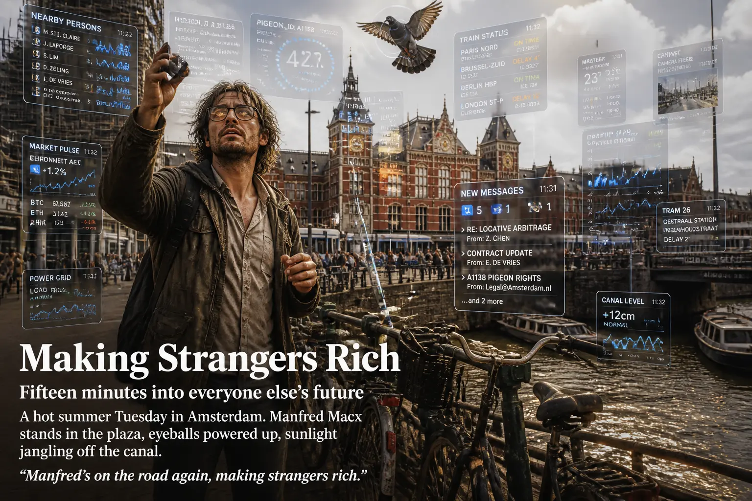 Low-quality slide: Making Strangers Rich