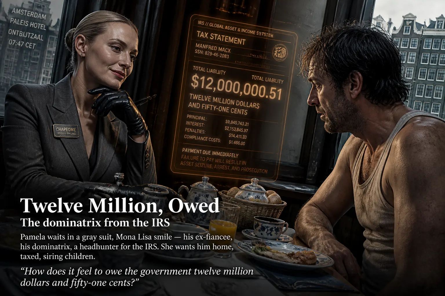 Low-quality slide: Twelve Million, Owed