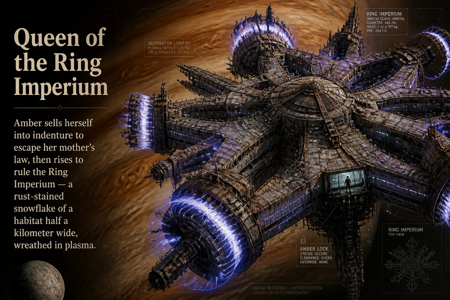 Low-quality slide: Queen of the Ring Imperium