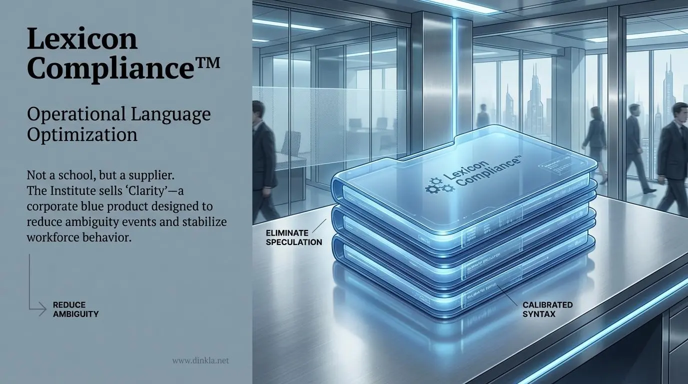 Lexicon Compliance™ - Not a school, but a supplier