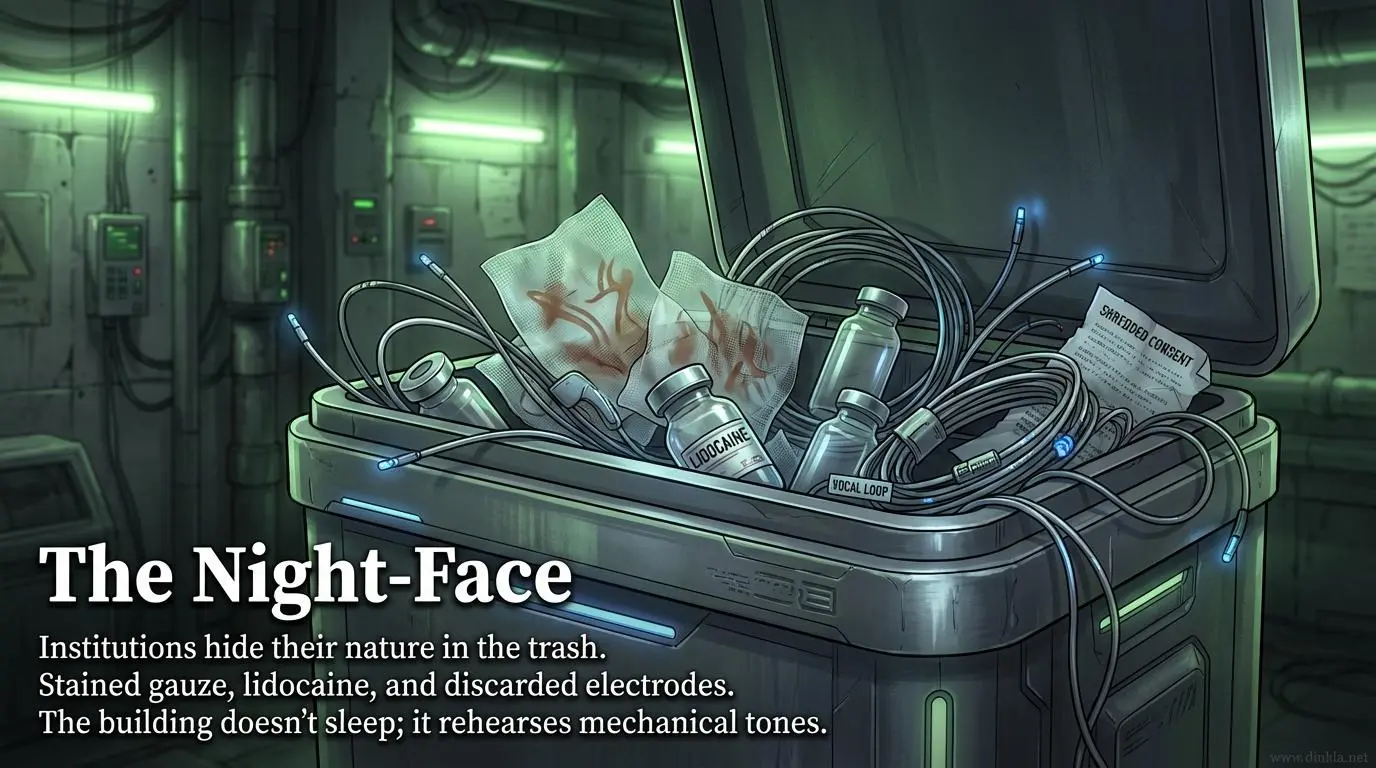 The Night-Face - The building doesn't sleep; it rehearses