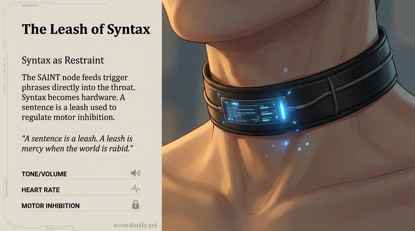 The Leash of Syntax - A sentence is a leash