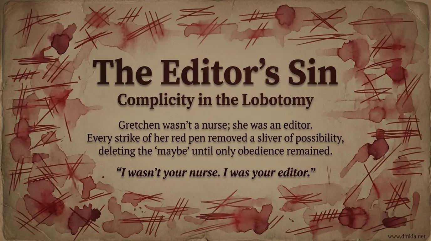 The Editor's Sin - I wasn't your nurse. I was your editor.