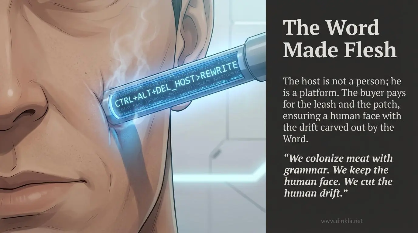 The Word Made Flesh - We colonize meat with grammar