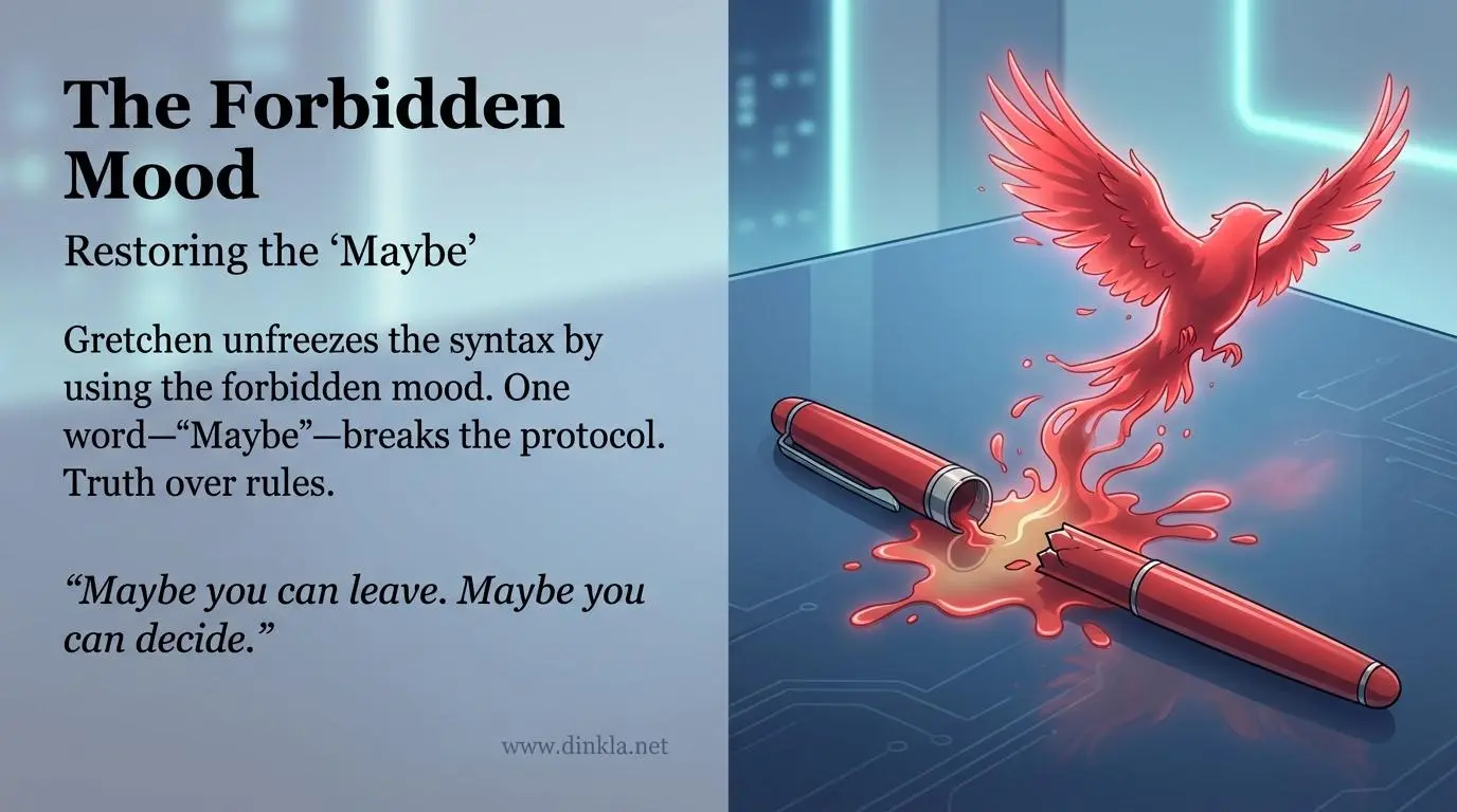 The Forbidden Mood - Maybe you can leave. Maybe you can decide.