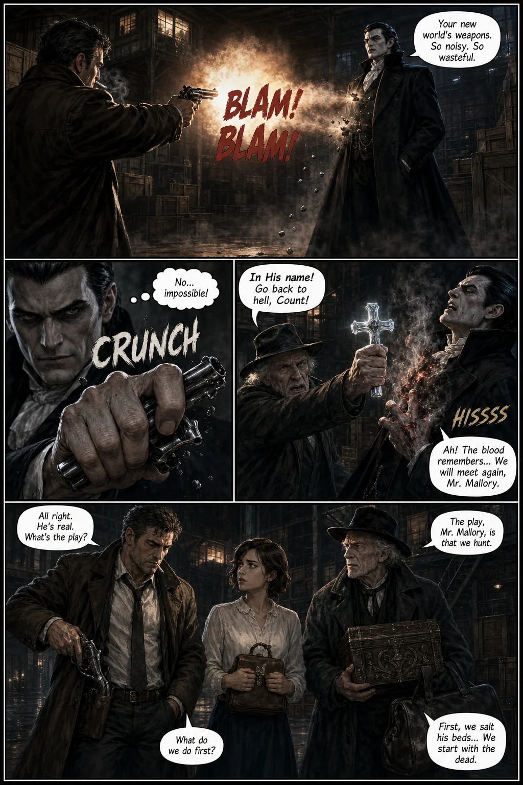 Hardboiled Stakes in the Fog — page 5: First, We Salt the Beds