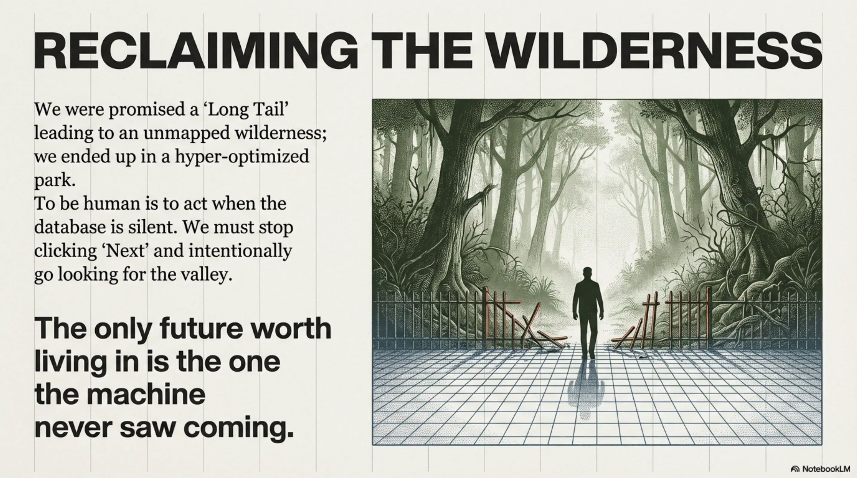 The Algorithm and the Void: Why Infinite Choice Feels Like a Cage