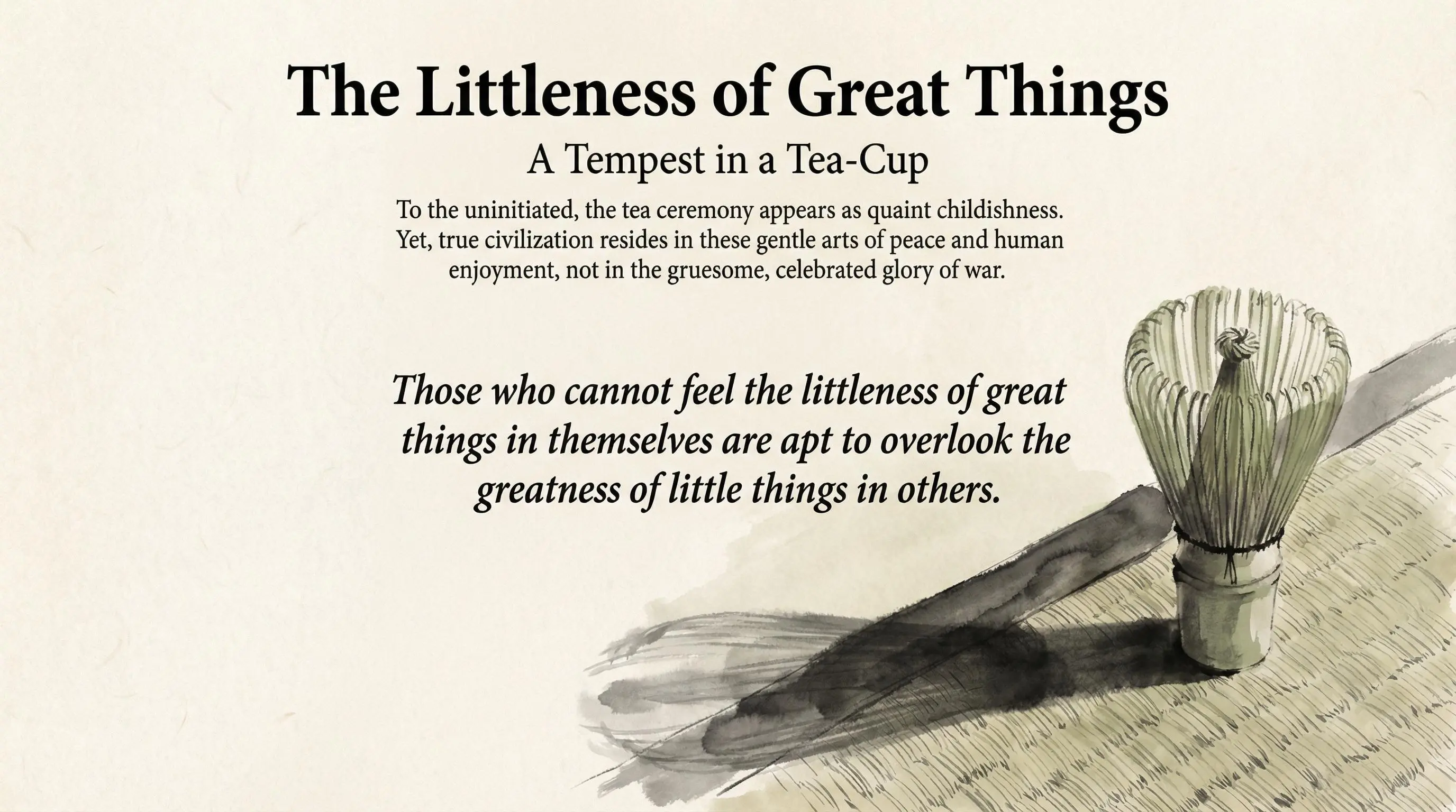 Gemini: The Littleness of Great Things