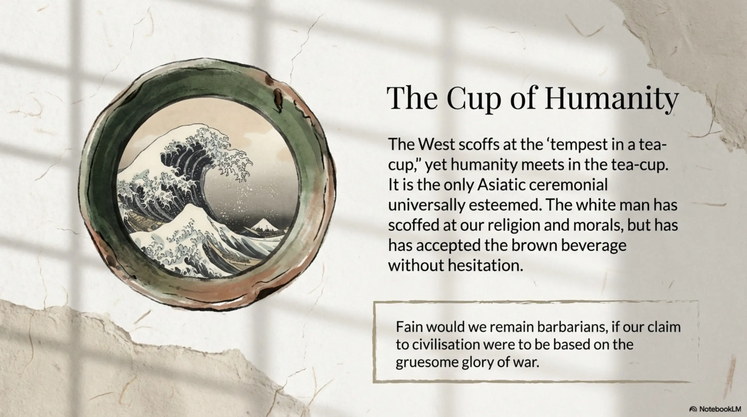 NotebookLM: The Cup of Humanity