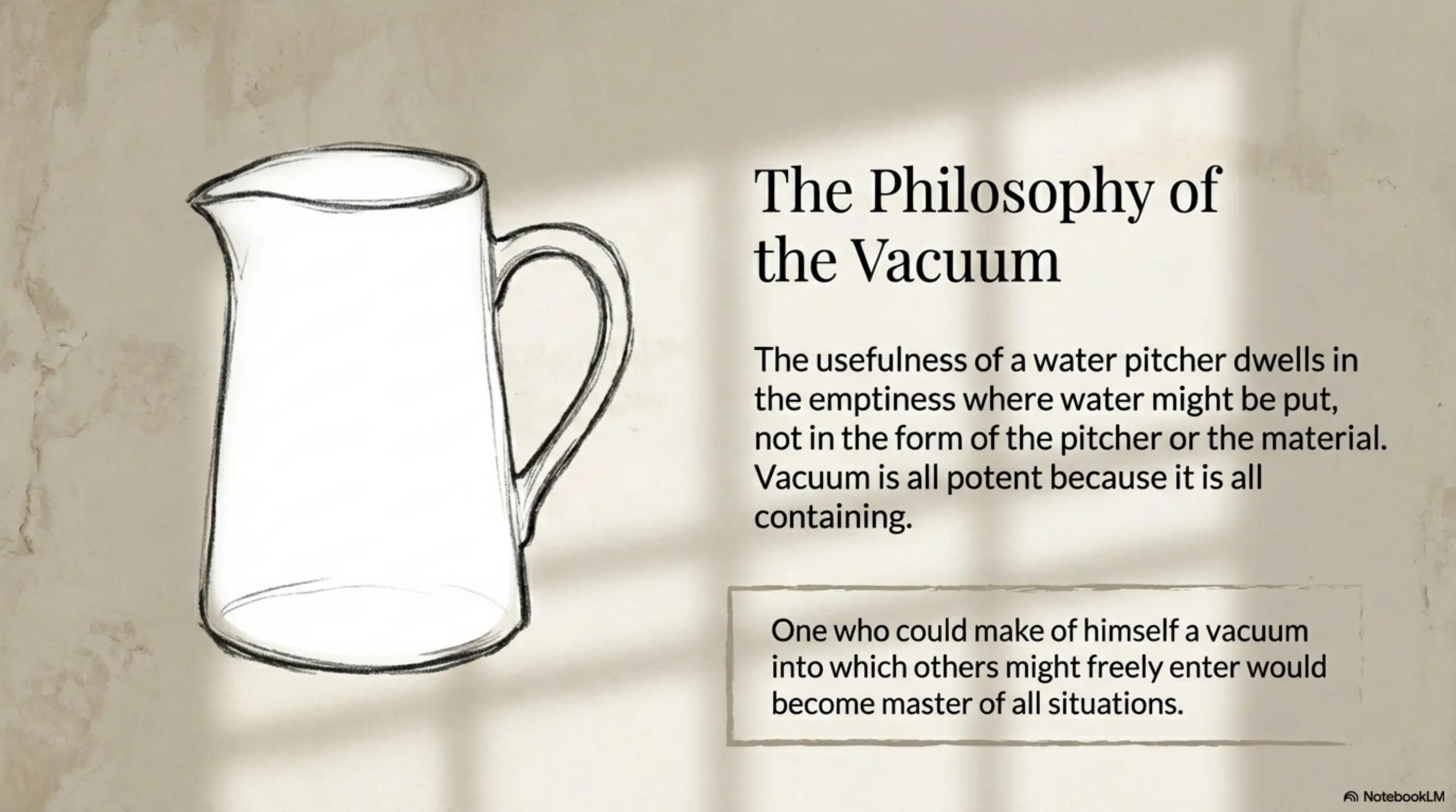 NotebookLM: The Philosophy of the Vacuum