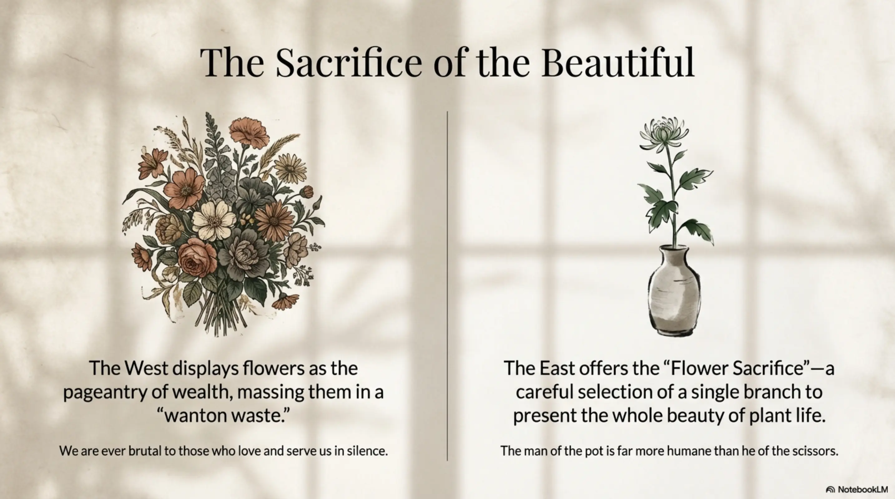 NotebookLM: The Sacrifice of the Beautiful