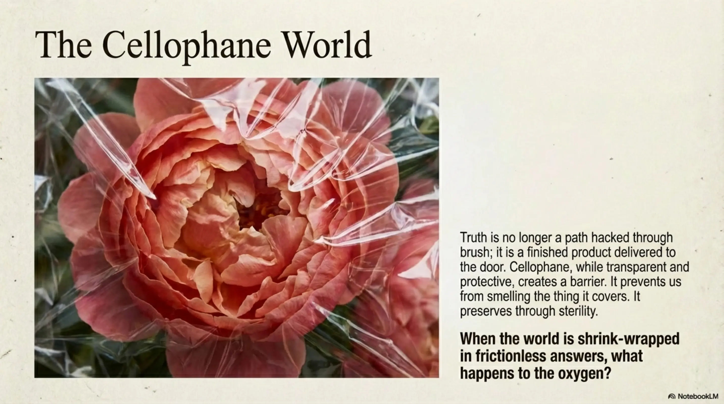 The Cellophane World