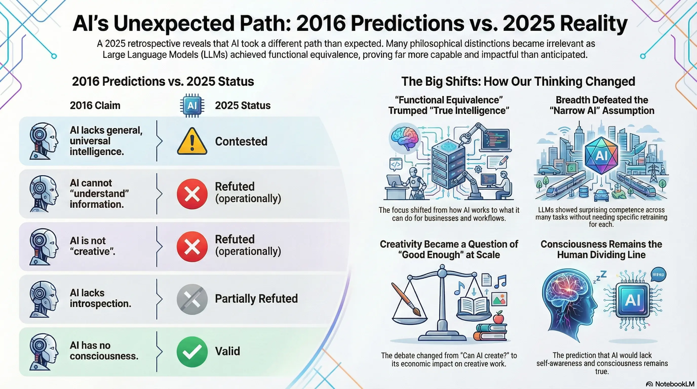 AI Took a Different Path Than I Expected: Looking Back at 2016