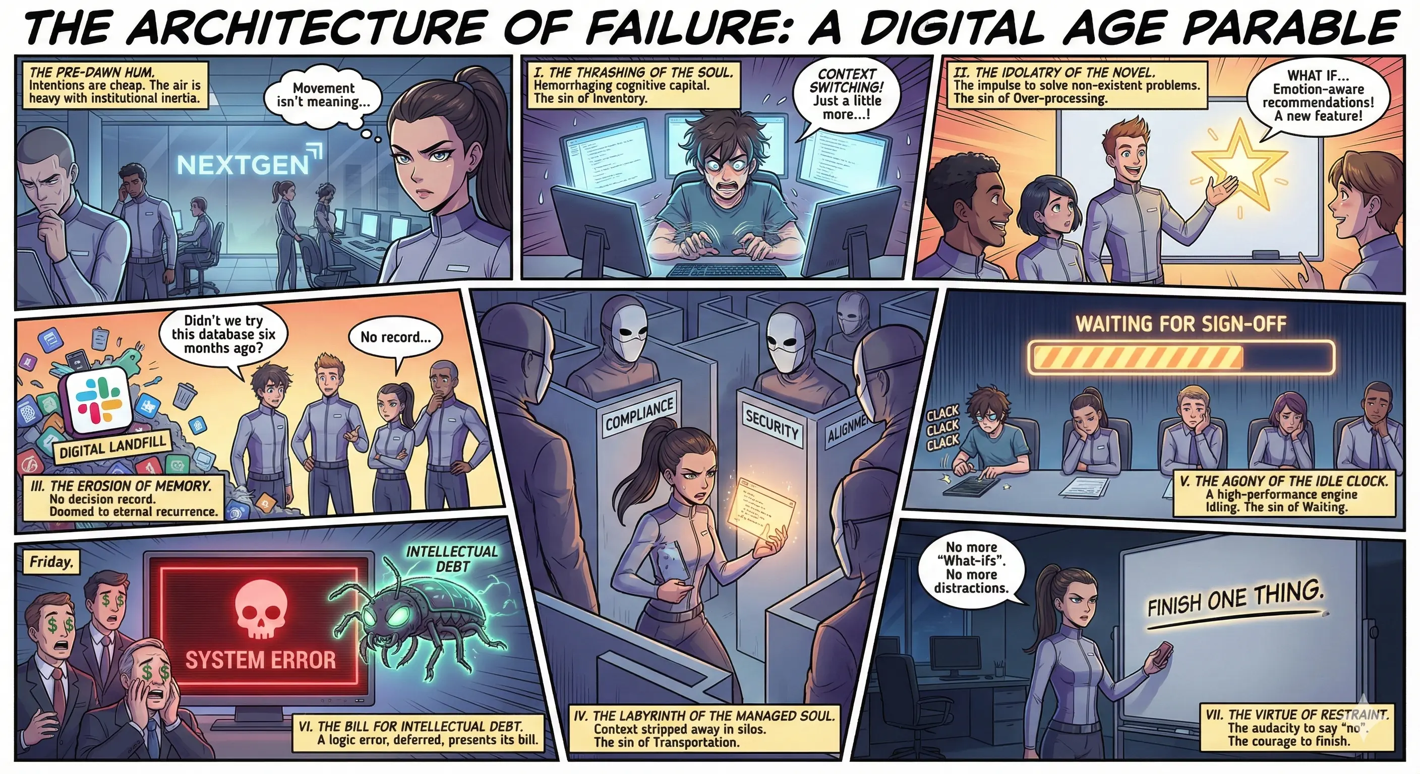 The Architecture of Failure: The Seven Sins of the Digital Age